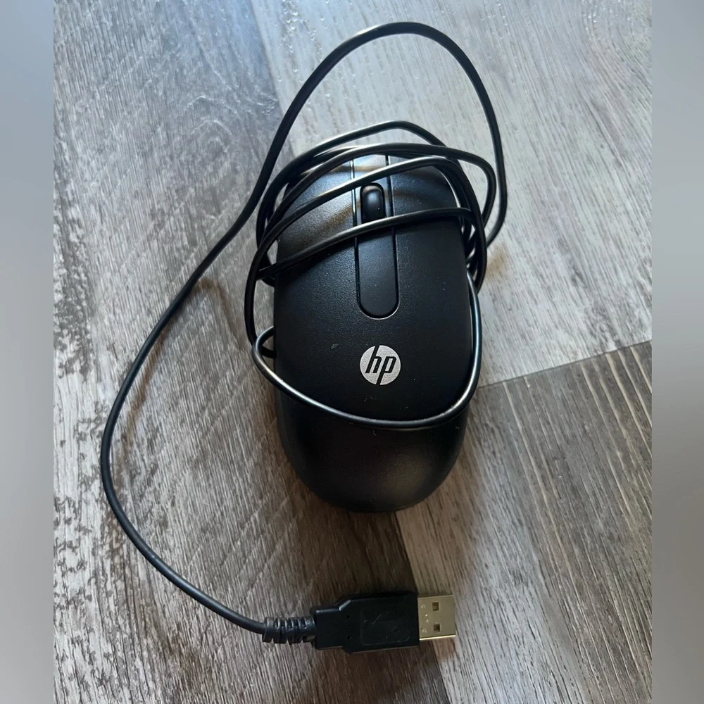 HP USB Black Optical Mouse